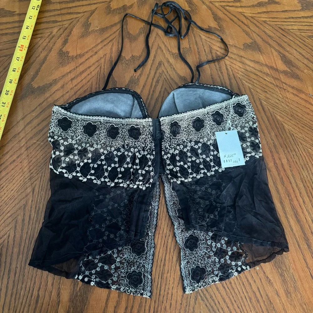 Only‎ Hearts NYC black Bustier NWT